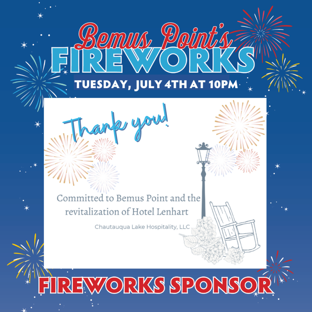 Fireworks Visit Bemus Point