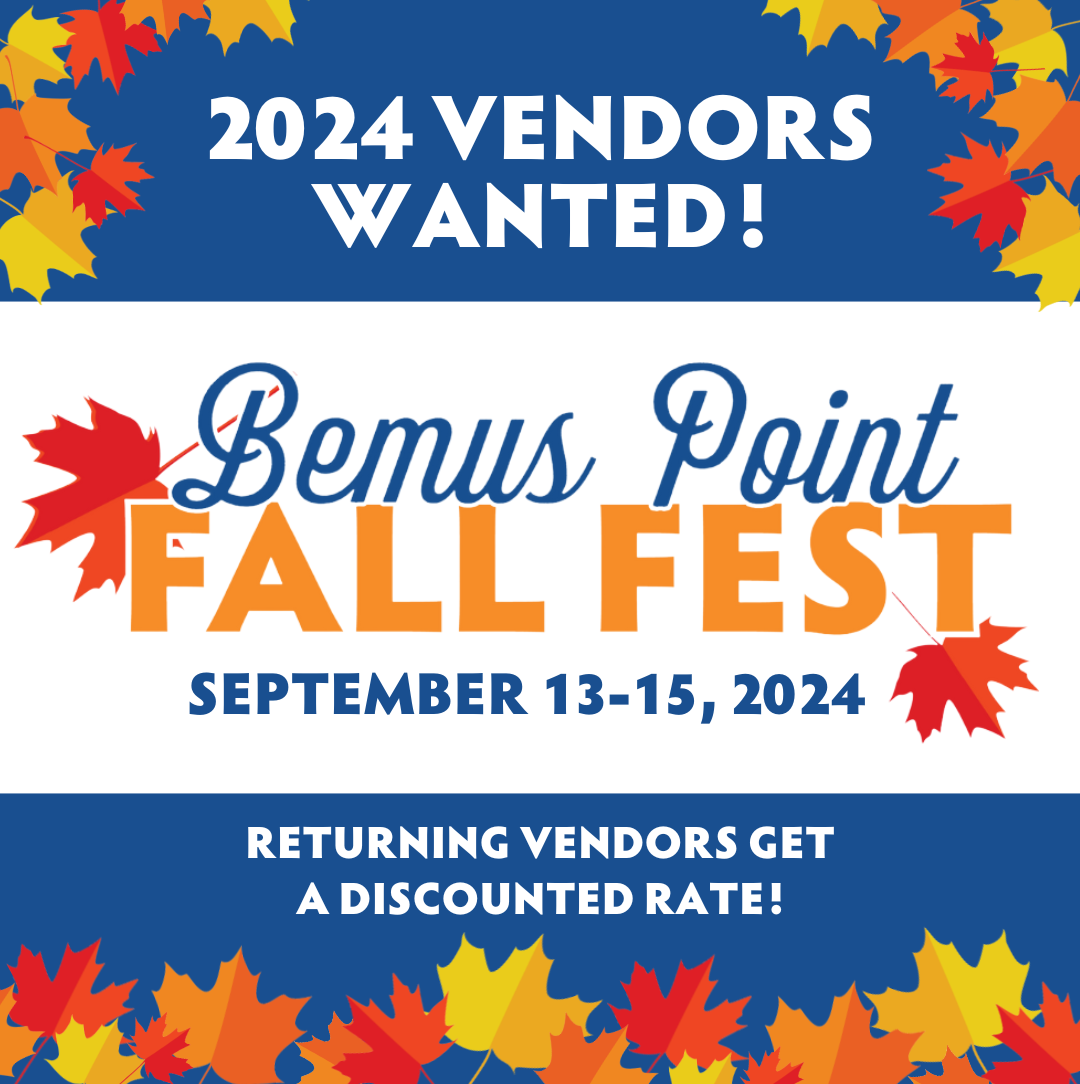 a Fall Fest Vendor! Visit Bemus Point